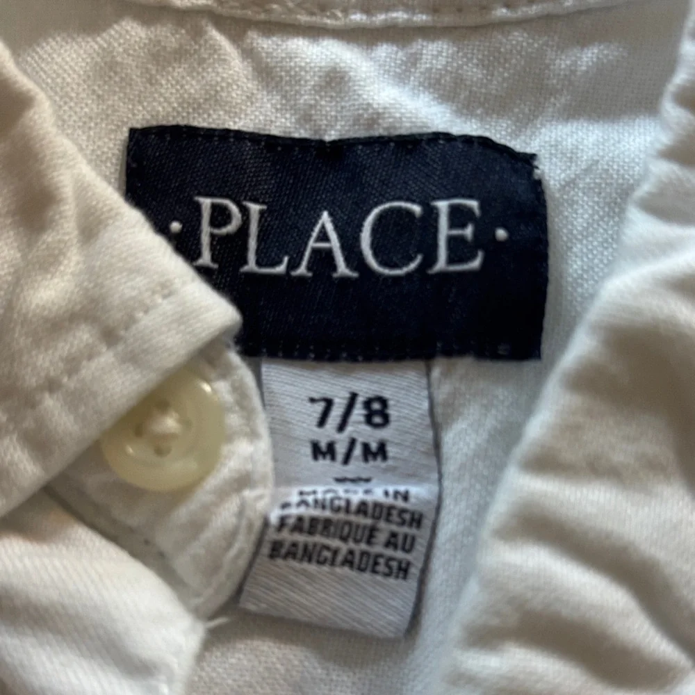 The Children's Place Crisp White Short Sleeve Shirt